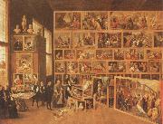 TENIERS, David the Younger Archduke Leopold william in his gallery at Brussels France oil painting reproduction